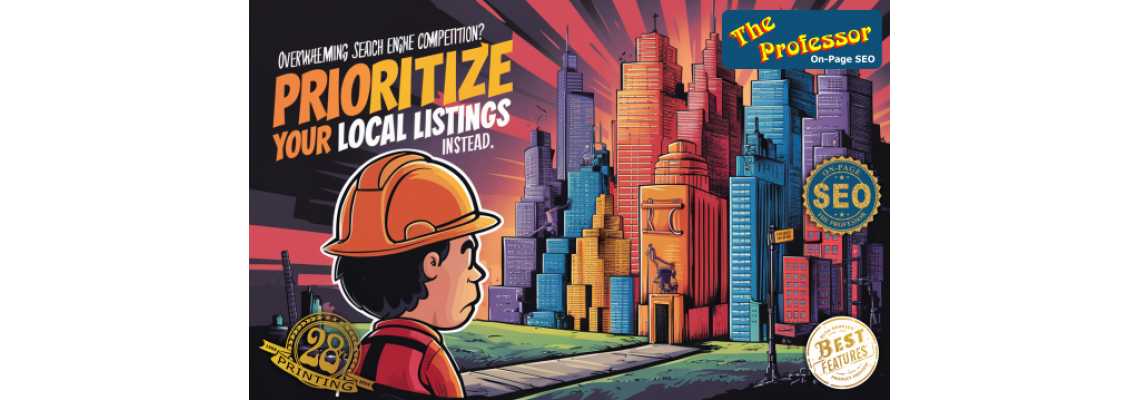 Overwhelming Search Engine Competition? Prioritize Your Local Listings instead