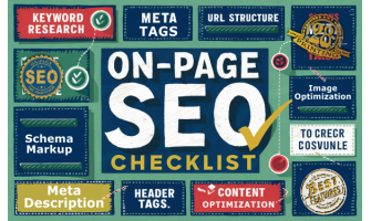 On-Page SEO Checklist. Tick every point when done.