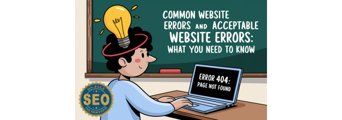 Common Website Errors and Acceptable Website Errors